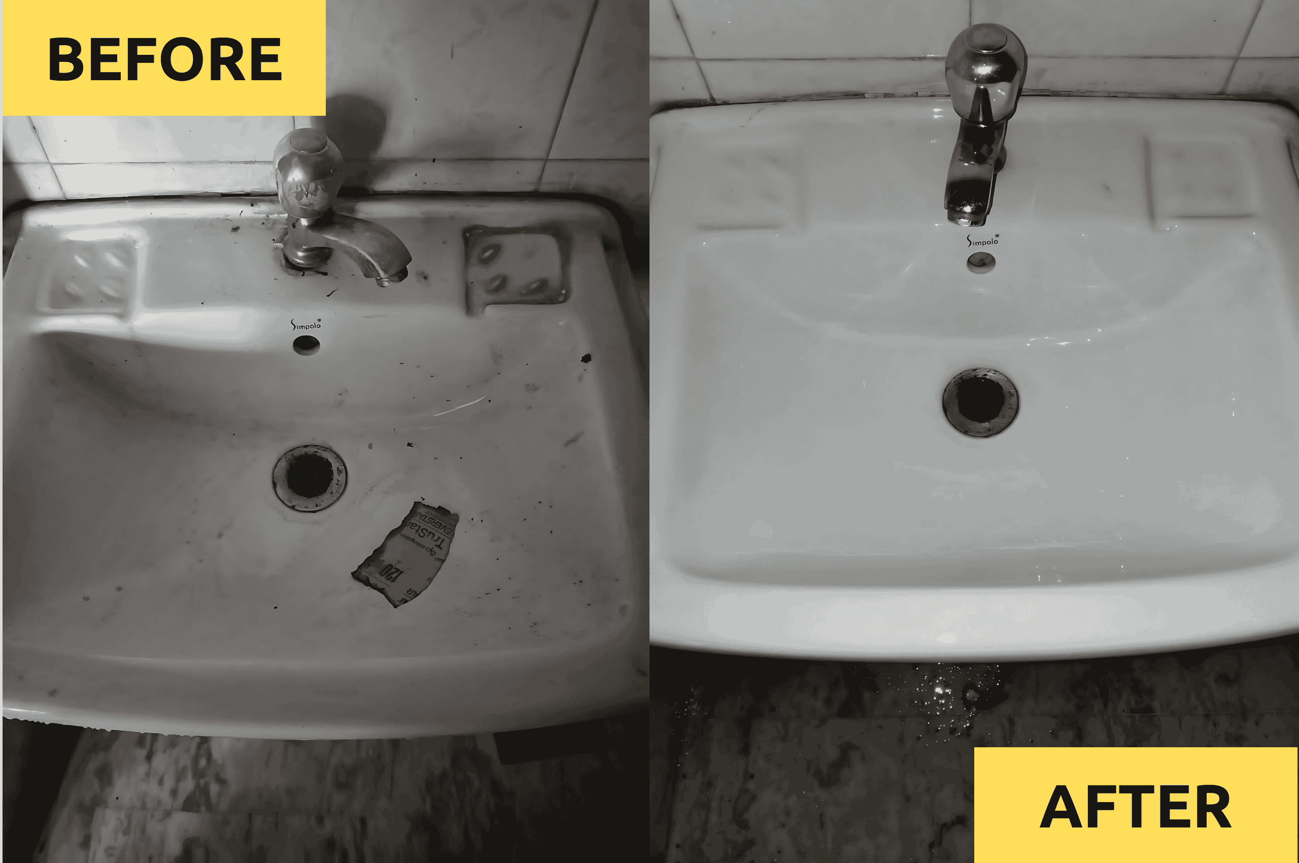 Bathroom cleaning service